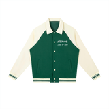 ETERNAL LOVE OF GOD - Contrast Raglan Sleeve Baseball Jacket