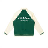 ETERNAL LOVE OF GOD - Contrast Raglan Sleeve Baseball Jacket