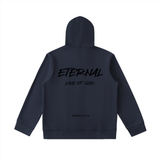 ETERNAL LOVE OF GOD - Essential Heavyweight High Neck  Zip-Up Hoodie