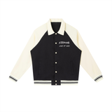 ETERNAL LOVE OF GOD - Contrast Raglan Sleeve Baseball Jacket