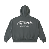 ETERNAL LOVE OF GOD - Fleeced Full-Zip Boxy Hoodie