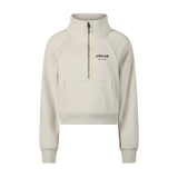 ETERNAL LOVE OF GOD - Cropped Half-Zip Sweatshirt