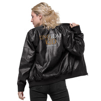 KINGDOM KID - Leather Bomber Jacket
