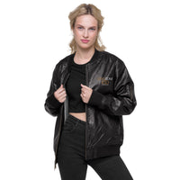 KINGDOM KID - Leather Bomber Jacket