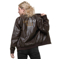 KINGDOM KID - Leather Bomber Jacket