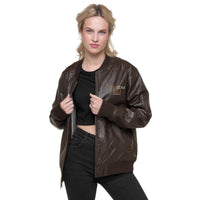 KINGDOM KID - Leather Bomber Jacket