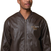 KINGDOM KID - Leather Bomber Jacket
