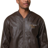 KINGDOM KID - Leather Bomber Jacket