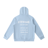 ETERNAL LOVE OF GOD - Heavyweight Raglan Sleeve Zip Hoodie