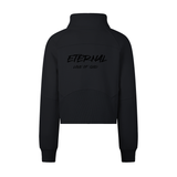 ETERNAL LOVE OF GOD - Cropped Half-Zip Sweatshirt