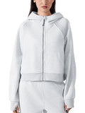 ETERNAL LOVE OF GOD - Cropped Zip-Through Hoodie