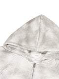 ETERNAL LOVE OF GOD - Dirty Washed Zip-Up Fleece Hoodie