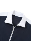ETERNAL LOVE OF GOD - Contrast Trim Stand Collar Jacket