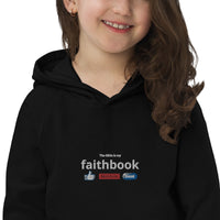 The Bible is my Faithbook - Kids eco hoodie