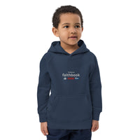 The Bible is my Faithbook - Kids eco hoodie