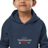 The Bible is my Faithbook - Kids eco hoodie