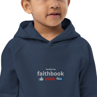 The Bible is my Faithbook - Kids eco hoodie