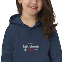 The Bible is my Faithbook - Kids eco hoodie