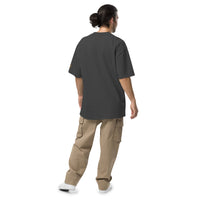 MAN LIKE CHRIST - Oversized faded t-shirt