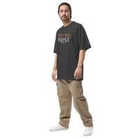 MAN LIKE CHRIST - Oversized faded t-shirt