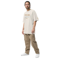 MAN LIKE CHRIST - Oversized faded t-shirt