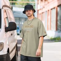 MAN LIKE CHRIST - Oversized faded t-shirt