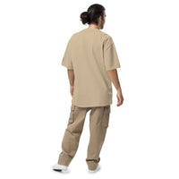 MAN LIKE CHRIST - Oversized faded t-shirt