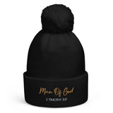 Man Of God - Pom pom beanie