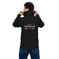 The Bible is my Faithbook - Unisex basic zip hoodie