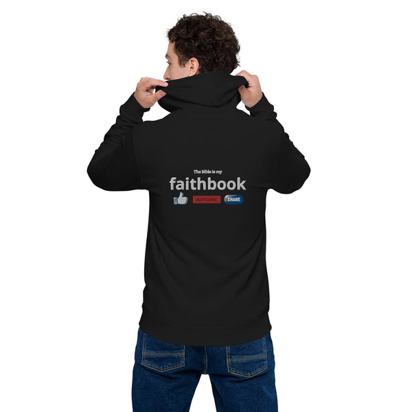 The Bible is my Faithbook - Unisex basic zip hoodie