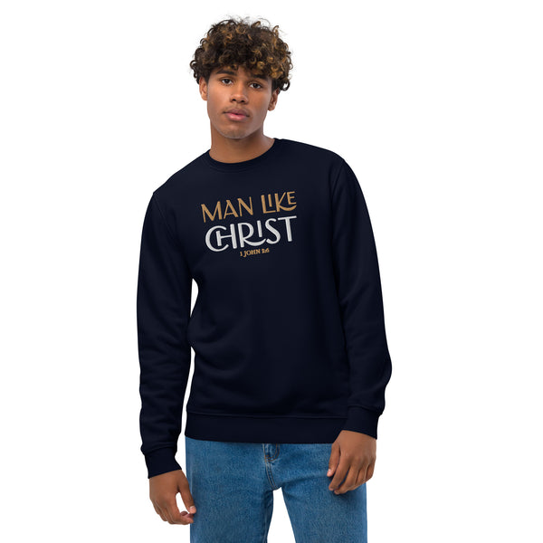 MAN LIKE CHRIST -Unisex eco sweatshirt