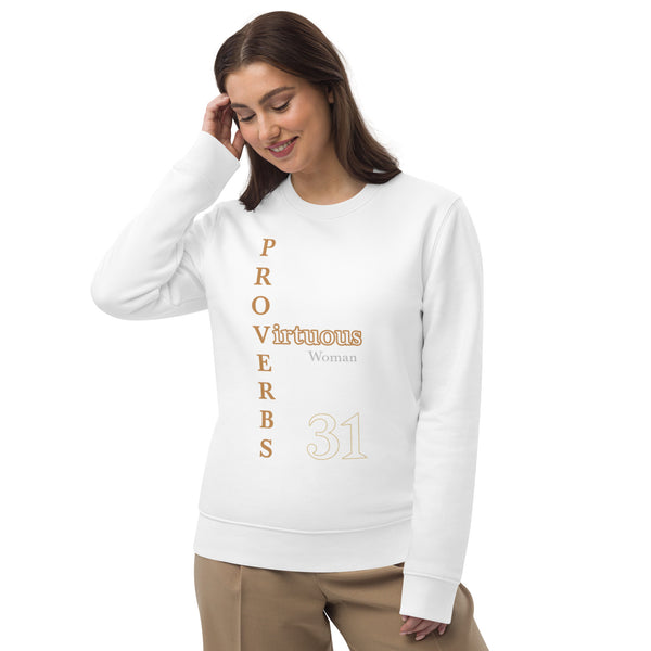 PROVERBS 31 - Unisex eco sweatshirt