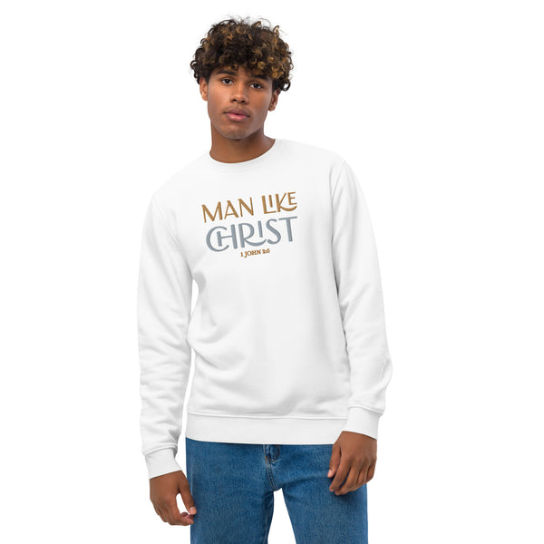 MAN LIKE CHRIST -Unisex eco sweatshirt