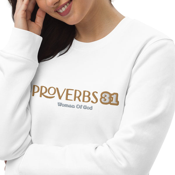 PROVERBS 31 - Unisex eco sweatshirt