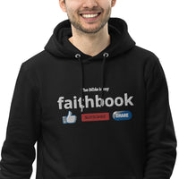 The Bible is my Faithbook - Unisex essential eco hoodie