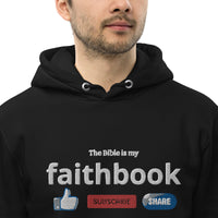 The Bible is my Faithbook - Unisex essential eco hoodie