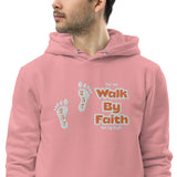 Walk By Faith - Unisex essential eco hoodie