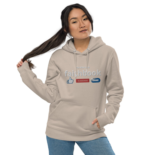 The Bible is my Faithbook Unisex essential eco hoodie