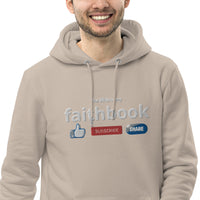The Bible is my Faithbook - Unisex essential eco hoodie