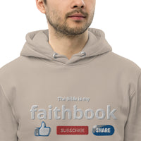 The Bible is my Faithbook - Unisex essential eco hoodie