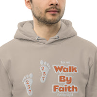 Walk By Faith - Unisex essential eco hoodie