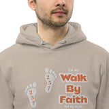 Walk By Faith - Unisex essential eco hoodie