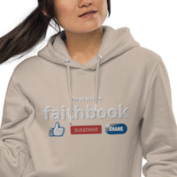 The Bible is my Faithbook Unisex essential eco hoodie