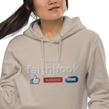 The Bible is my Faithbook Unisex essential eco hoodie