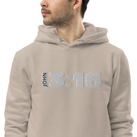 JOHN 3:16 - Unisex essential eco hoodie