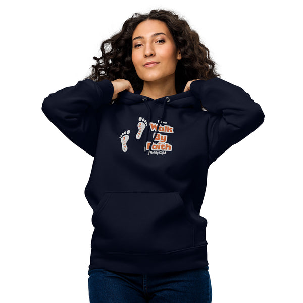 Walk By Faith - Unisex essential eco hoodie