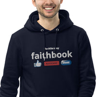The Bible is my Faithbook - Unisex essential eco hoodie