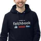 The Bible is my Faithbook - Unisex essential eco hoodie