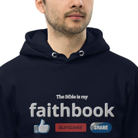 The Bible is my Faithbook - Unisex essential eco hoodie