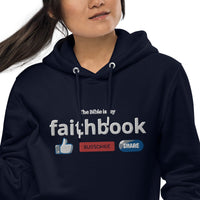 The Bible is my Faithbook Unisex essential eco hoodie